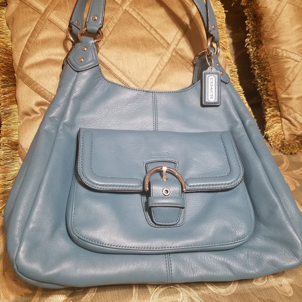 Coach leather purse